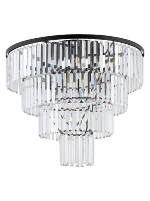 Lampa wisząca Plafon CRISTAL BLACK L 7630
