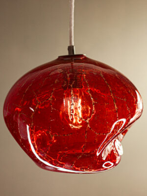 Szklana lampa wisząca MEDUSE magma LGH0257