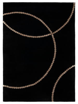 Dywan LUNA BLACK BEIGE 5013 160x230